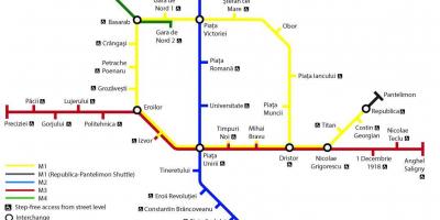 Mapa bukurešti veřejné dopravy 