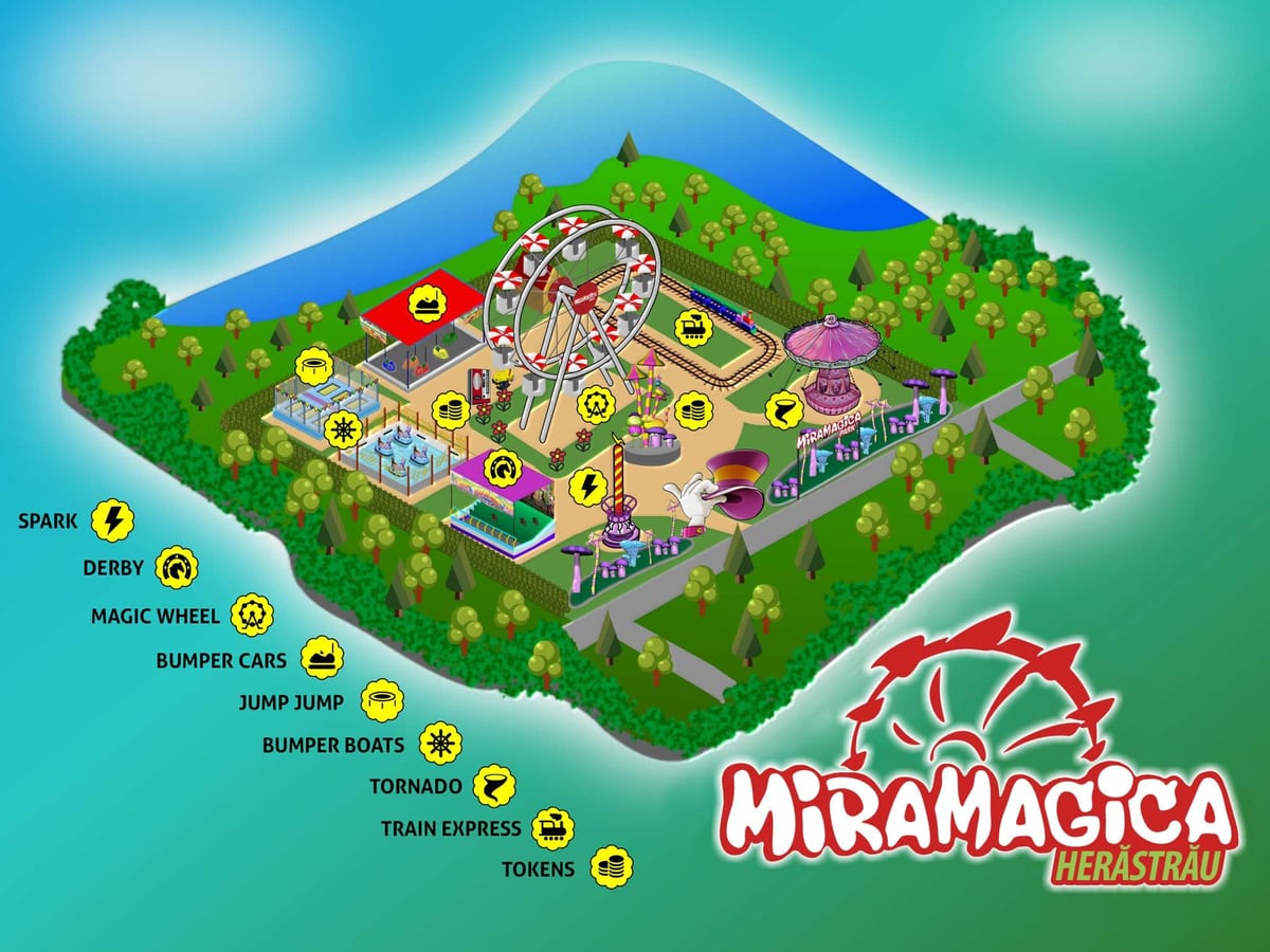 Mapa herastrau park 