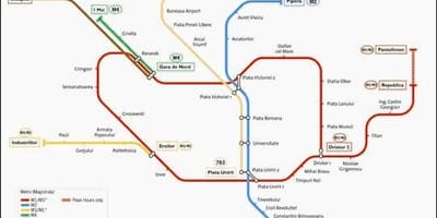Mapa bukurešti autobus 