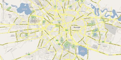 Mapa bucuresti rumunsko