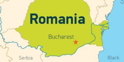 Bukurešť na mapě