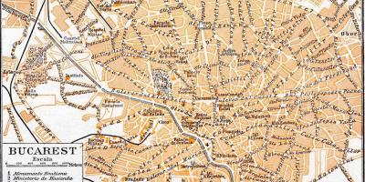Staré město bukurešť mapě