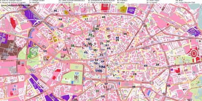 Bukurešť street map